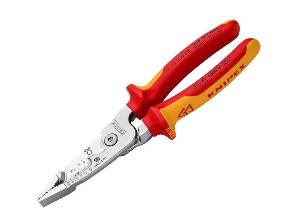 Odizolovací kleště 200 mm WireStripper Knipex 13 76 200 ME VDE - KN13-76-200-ME