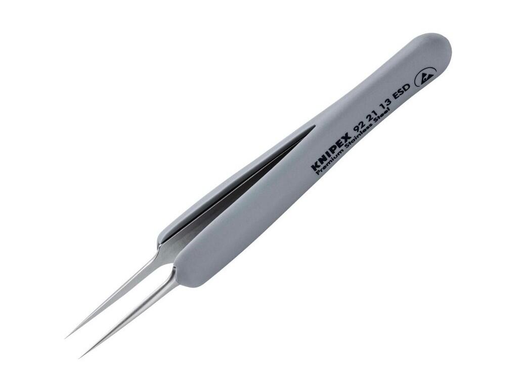 Precizní pinzeta, Knipex, 92 21 13 ESD - KN92-21-13-ESD