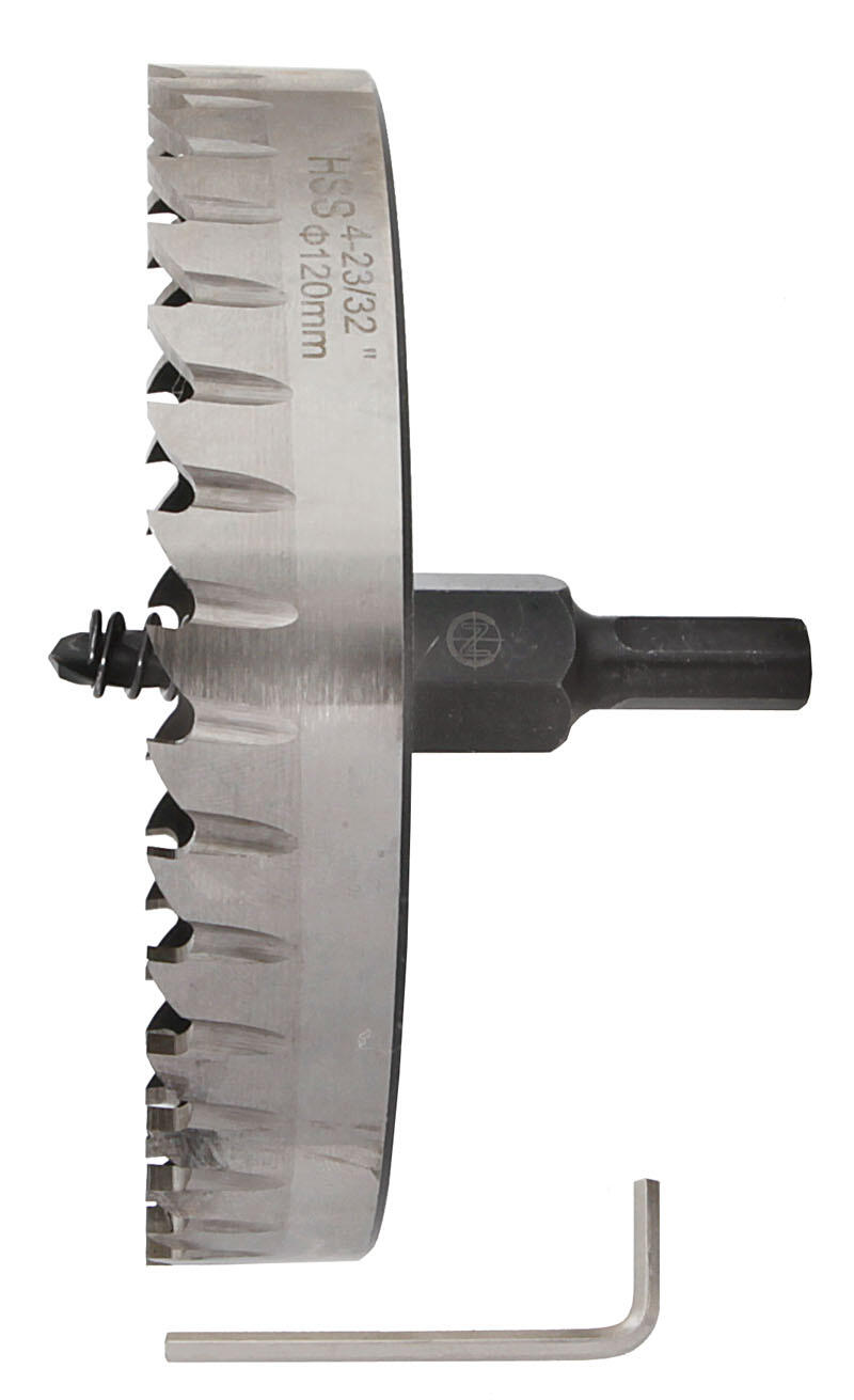 Korunka vykružovací HSS 105 mm pro ocel a nerez, hloubka řezu 22mm - CZ-2722-105