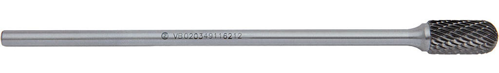 Technická fréza válcová rádiusová TK C 10x20-6x170 / dvojitý sek - VB020349116210