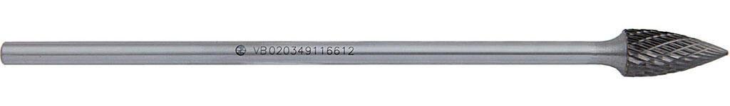 Technická fréza ogivální špice TK G 12x25-6x175 / dvojitý sek - VB020349116612