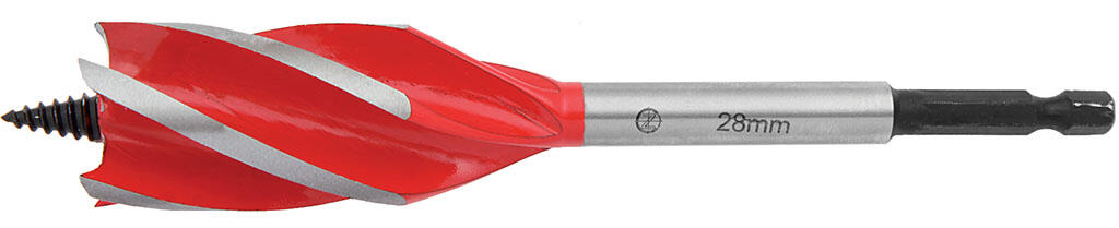 Vrták hadovitý 25x165mm se šestihrannou stopkou 6,3mm (1/4"HEX) - pětibřitý - VHF250165