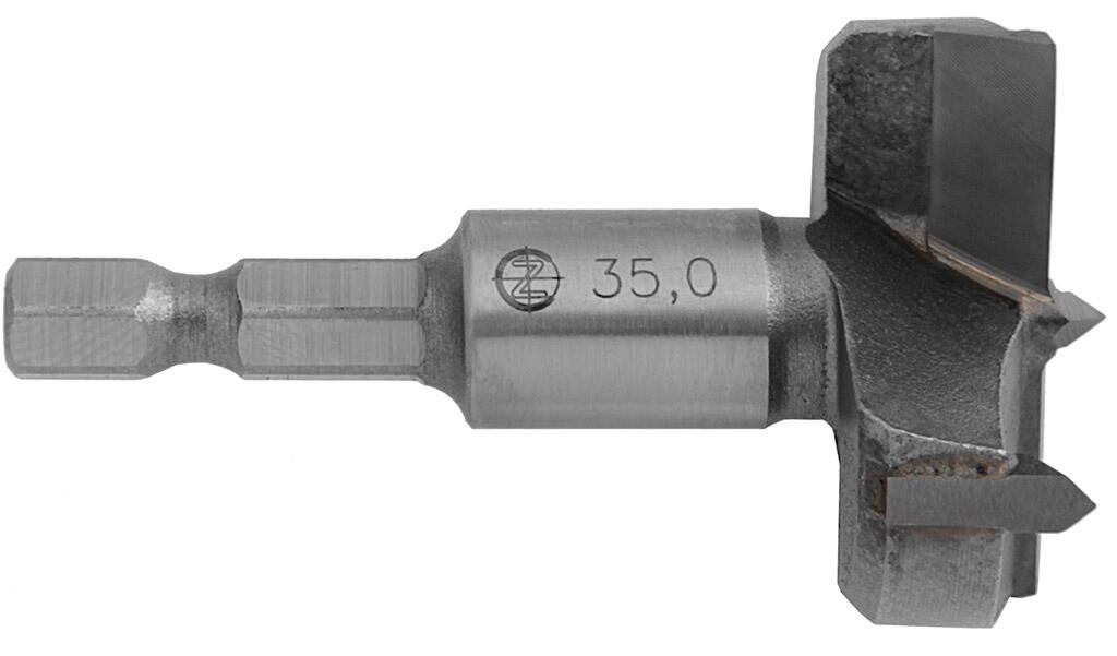 Forstnerův vrták SK 35x57 mm se šestihrannou stopkou 6,3mm (1/4"HEX) - VB020382535000