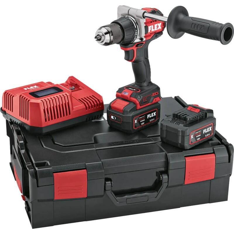 DD 2G 18.0-EC HD/5.0 Set aku-šroubovák a funkcí turbo 18 V - FX-531274