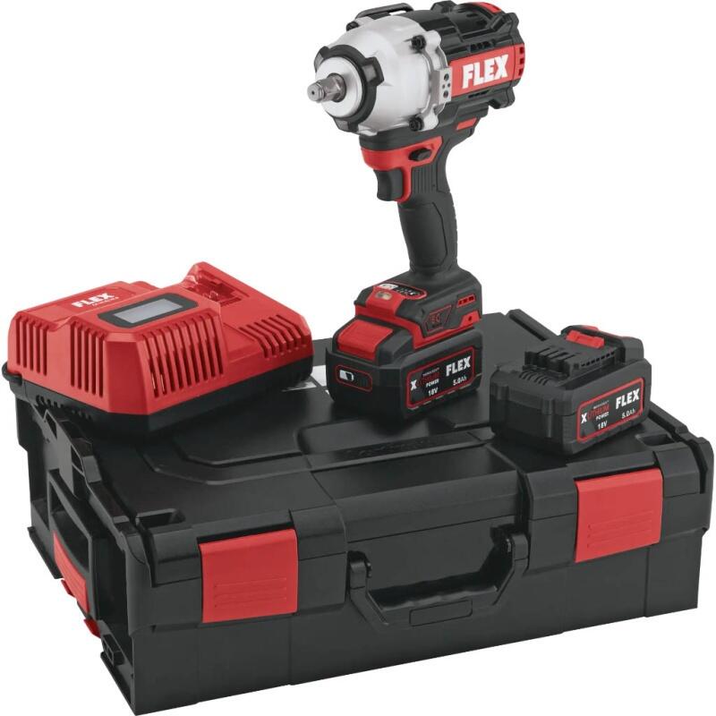 IW 1/2" 1500 18-EC/5.0 Set Aku-rázový utahovák 18 V - FX-532065