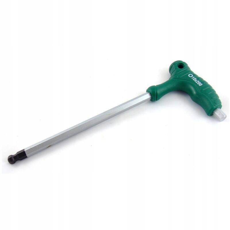 Klíč imbus s kuličkou 10x200mm a PVC rukojetí - JW-H10MB10200