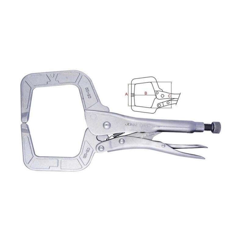 Kleště rychloupínací s pákovým mechanismem 275mm pro svařování CrMo - JW-P37M11A