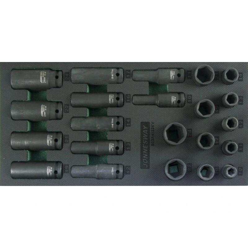 Modul EVA (1) - sada 1/2" nástrčných hlavic průmyslových - JW-S03A4122KV