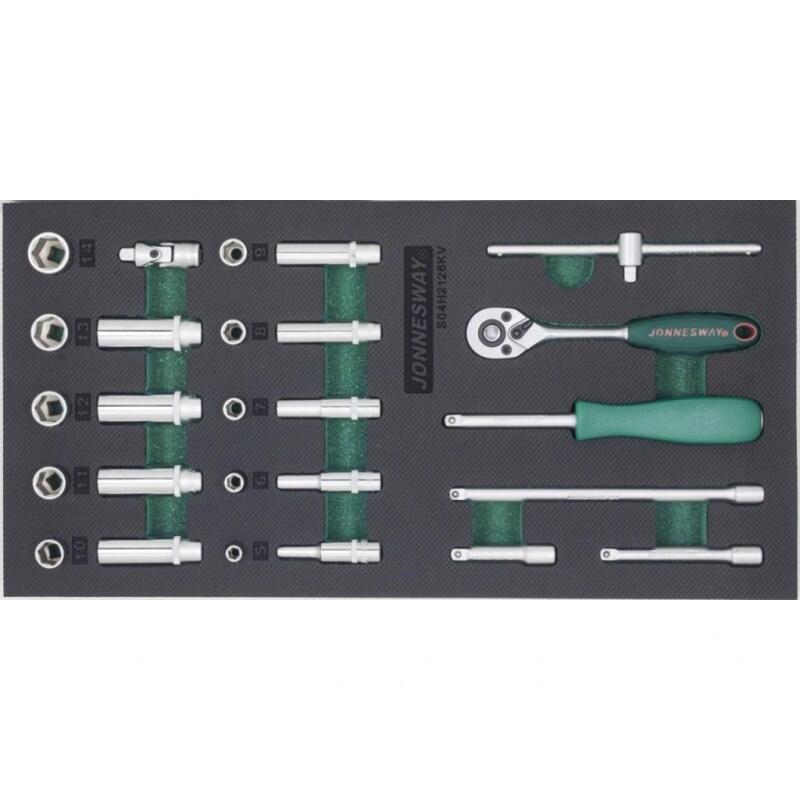 Modul EVA (1) - 26-dílná sada hlavic 1/4" - JW-S04H2126KV