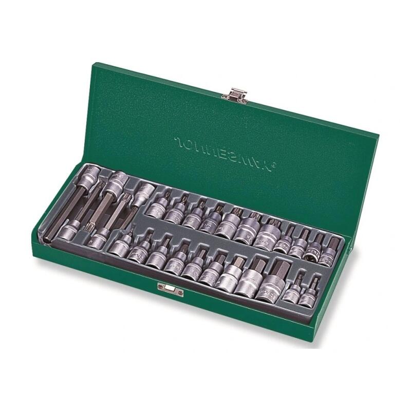 Sada hlavic a bitů 3/8", 1/2" 27-dílná (XZN,IMB) - JW-S06H4127S