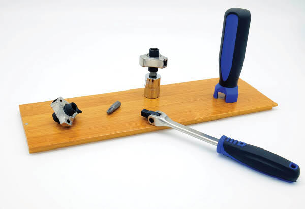 1/4" ráčnový držák bitů s rukojetí, 1/4" vratidlo kloubové, 2x bit - 4CZ-7241