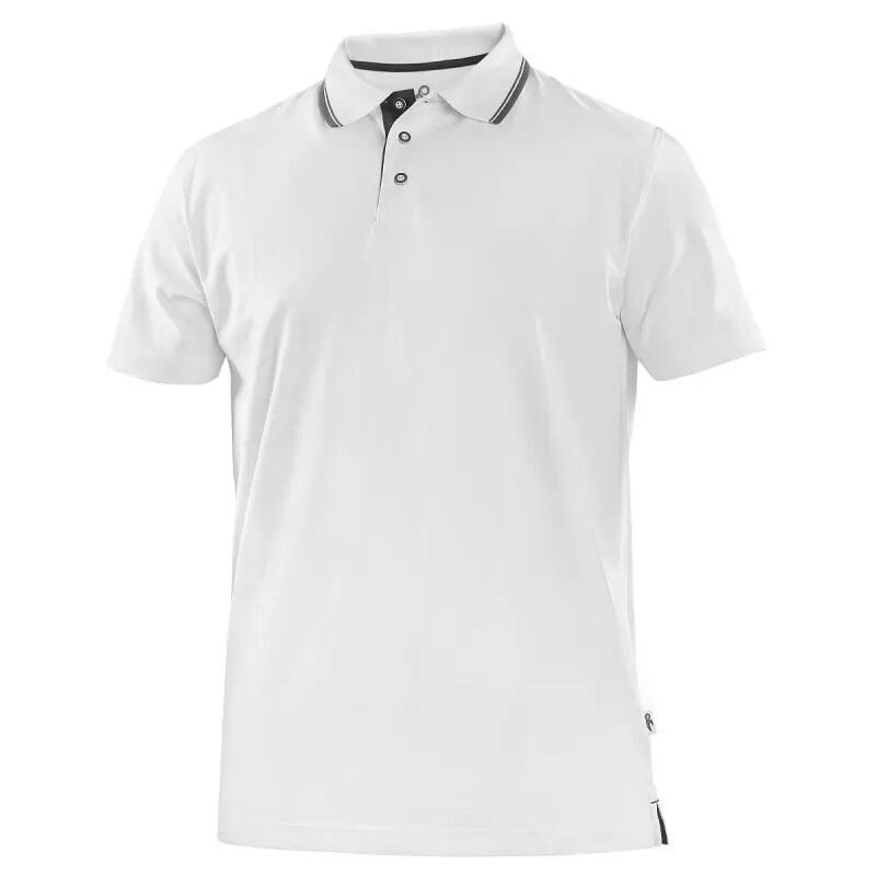 Polokošile CXS HENRY, pánské, krátký rukáv, bílo-antracitová, vel. M b1/60 - CN-1630-340-114-93