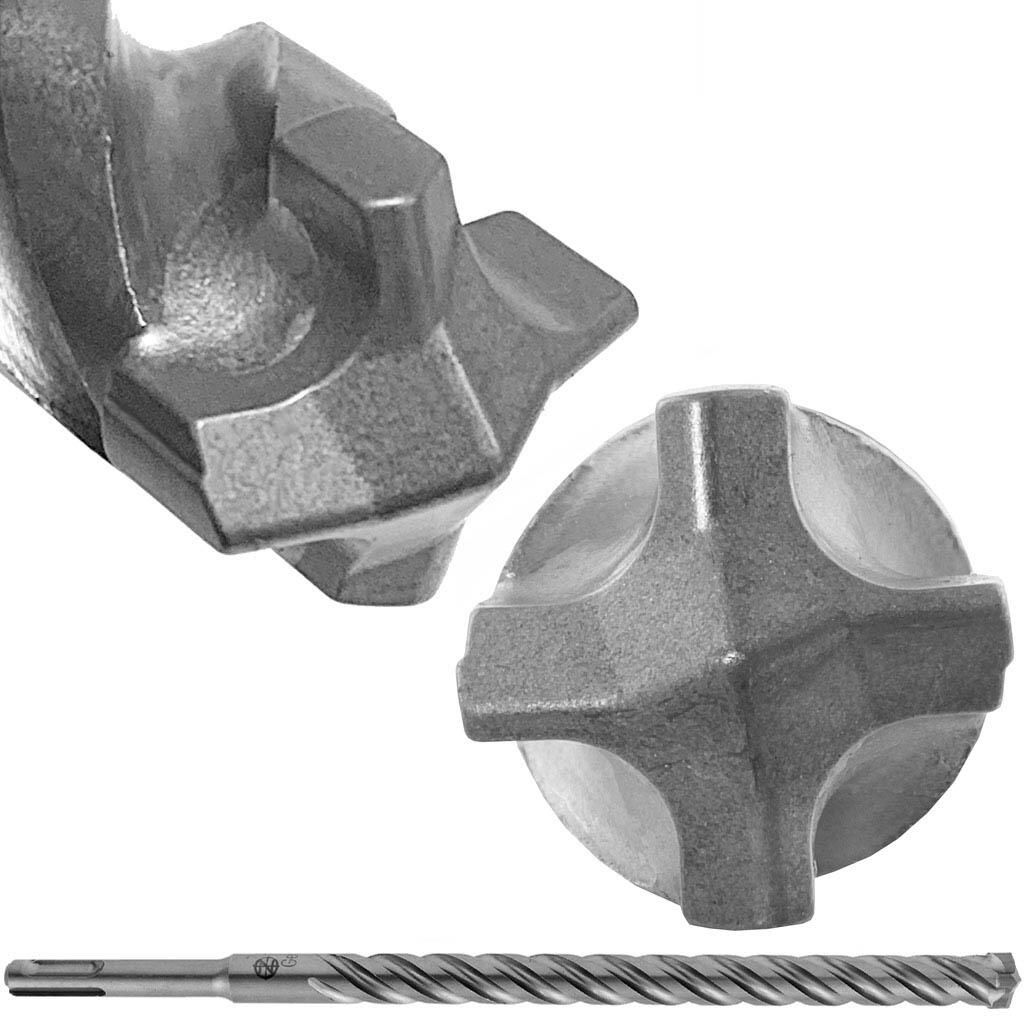 Vrták SDS-plus 10x260mm čtyřbřitý monolit - MIDL4SDS10026E