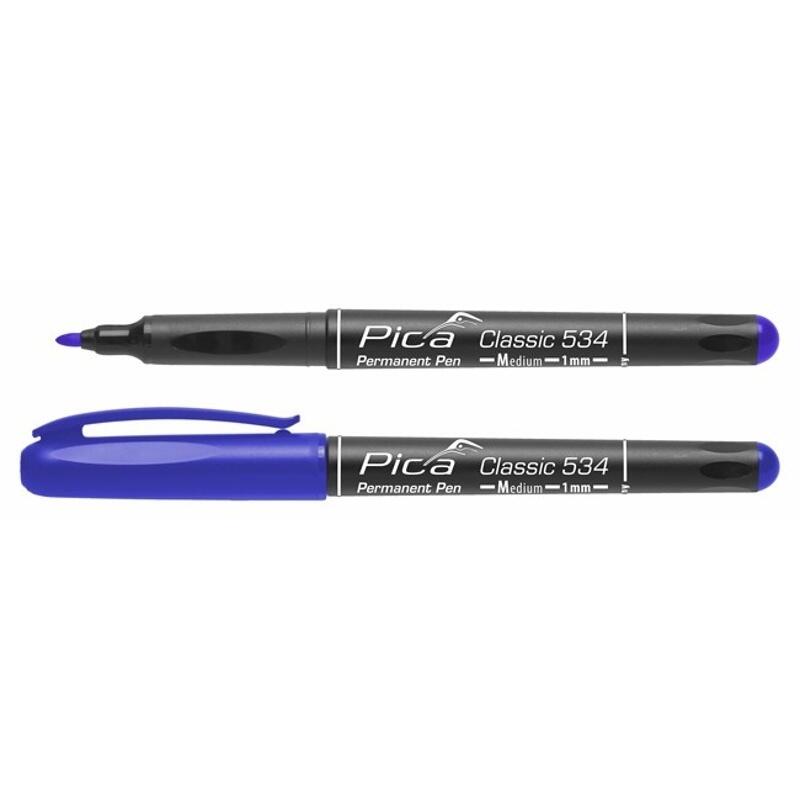 Permanentní popisovač Pica Classic 534/40 střední 1 mm modrý - PC-534/41