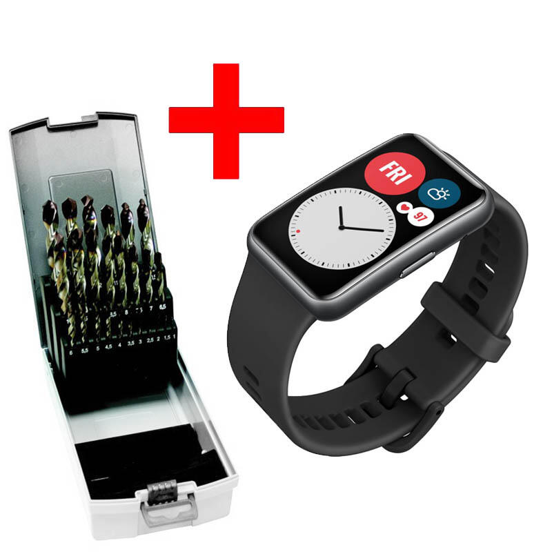 Sada vrtáků 25 dílná, 1,00-13,00x0,5mm S338RCZ001HSSAX TiALN + Huawei Chytré hodinky - unisex s měřením tepu ze zápěstí, výpočet kalorií, měření vzdálenosti - SET-SV338RCZ001HSSTIALN-25P-E1