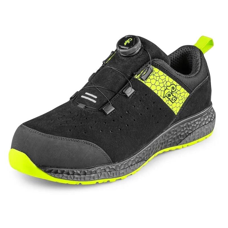Obuv polobotka CXS FIBELINE CERANA S3S, černo-zelená, vel. 43 - CN-2128-174-808-43