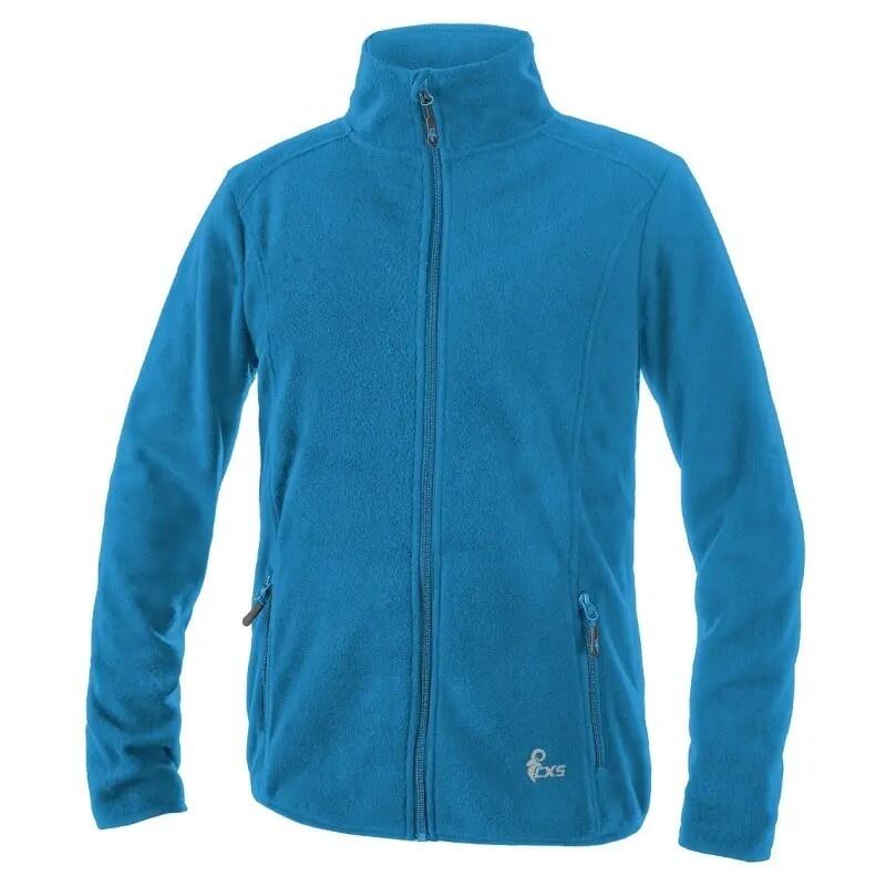 Mikina CXS GRANBY CHILD, dětská, fleece, azurově modrá, vel. 120 - CN-1510-066-416-12