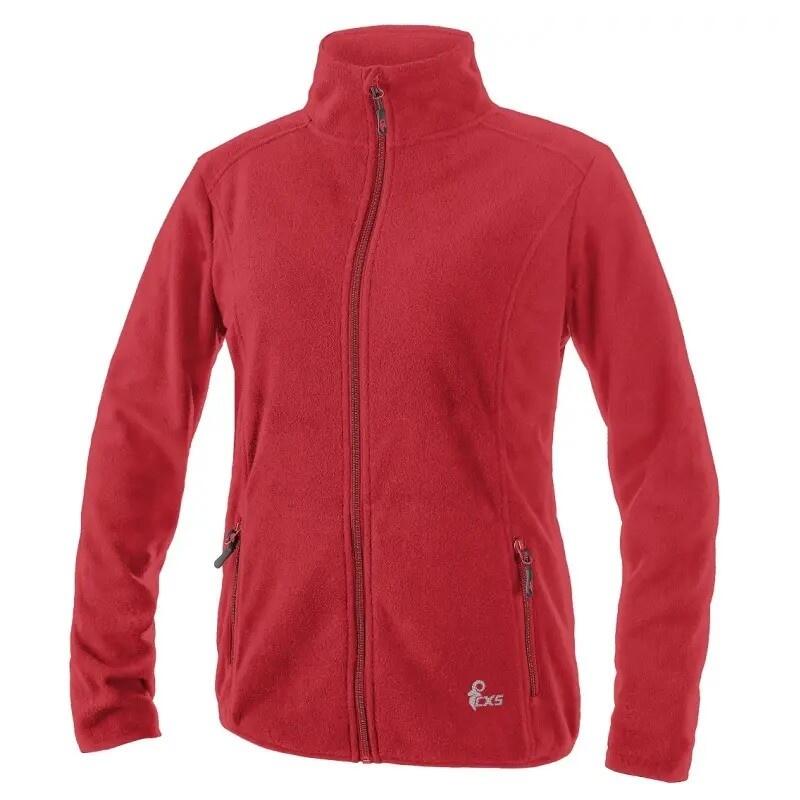 Mikina CXS GRANBY LADY, dámská, fleece, červená, vel. M - CN-1510-051-250-93