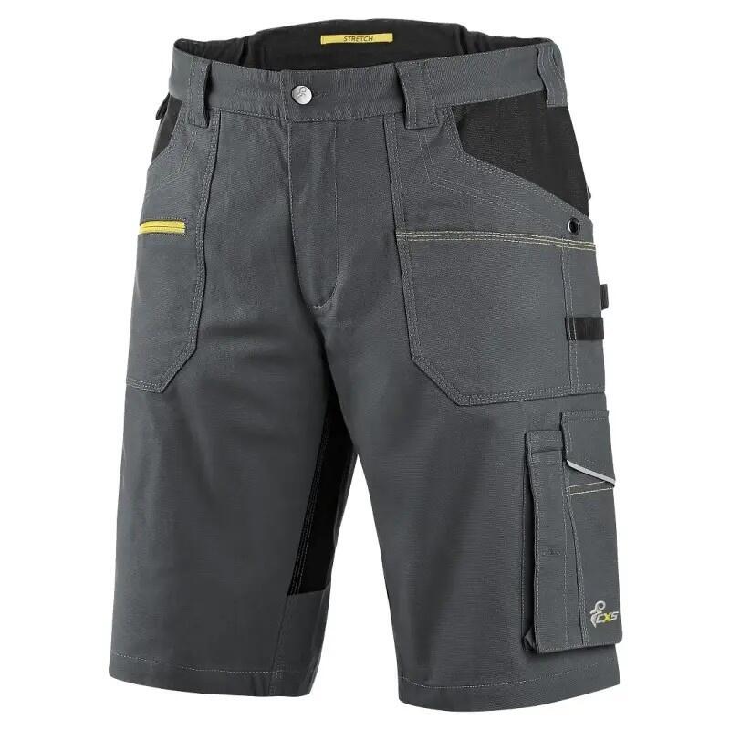 Kraťasy CXS STRETCH, pánské, tmavě šedá-černá, vel. 58 - CN-1060-027-734-58