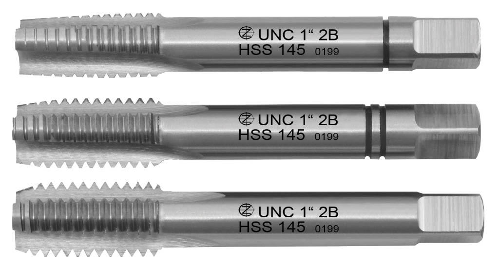 Závitník sadový UNC10 24z/1" sada HSS 2B DIN 352 - UNC - 145 - CZZ145-010