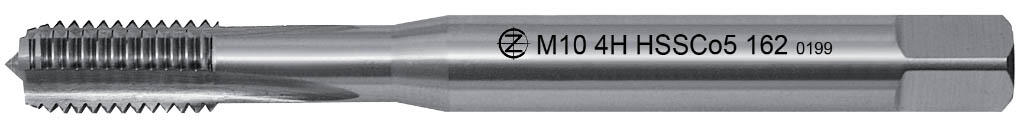 Závitník strojní M14x2 HSSCo5 ISO1 (4H) přímá drážka ČSN 22 3042 - 162 - CZZ162-140