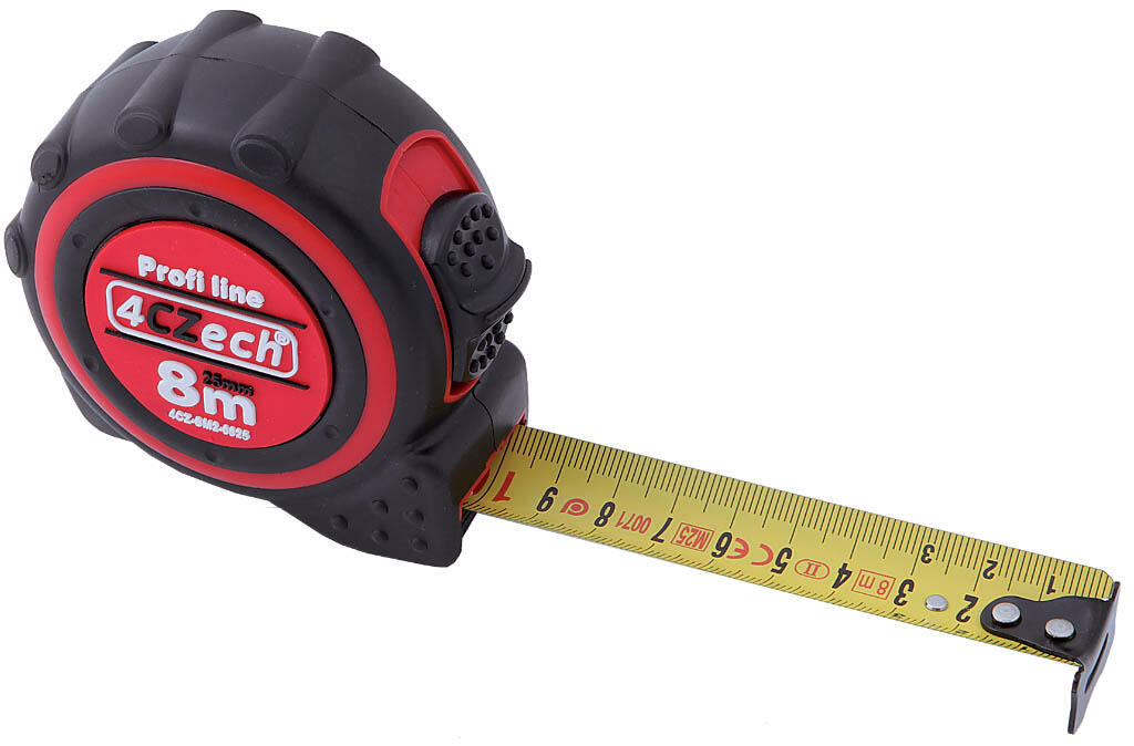 Svinovací metr 10m/30mm, brzda, oboustranný - 4CZ-SM2-1030