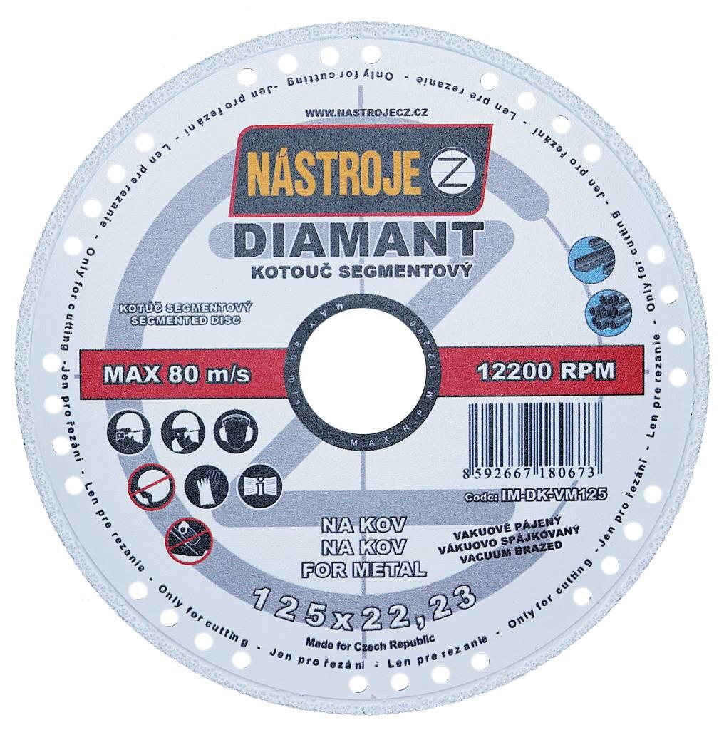 L 1100 úhlová bruska 125mm, 1100W, 10.000ot/min, kabel 4m, 230V/CEE + 5ks řezných diamantových kotoučů NÁSTROJE CZ - SET-FX-532609-E