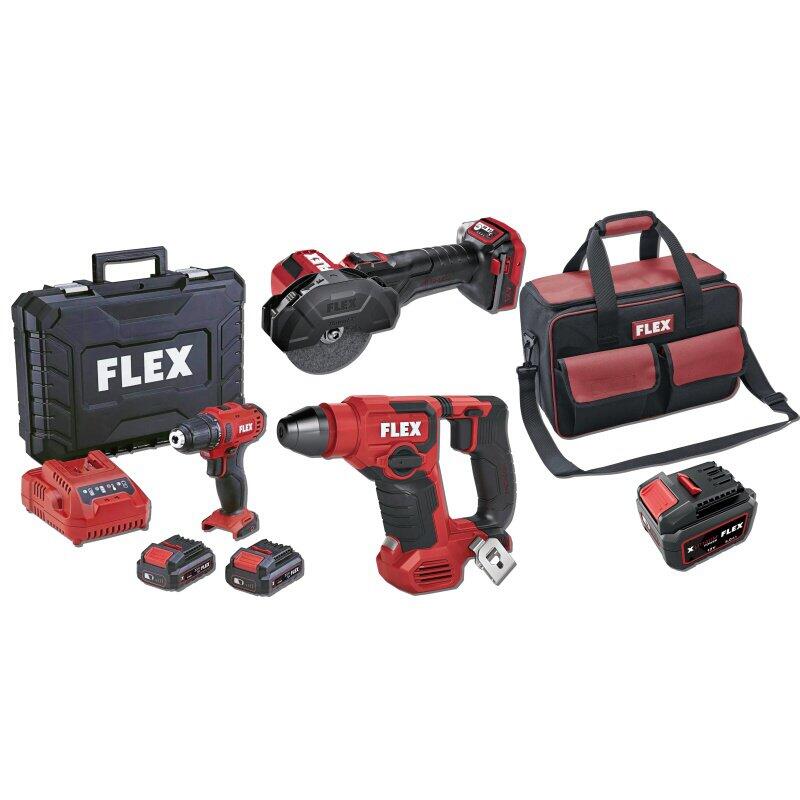 FlexPack 12V Plus : 532274 DD 2G 12-LDBC/2,5 + 531717 LBE 76 12-EC C + 534402 FB S 410/200 + 532739 P-Set55R + 531690 AP 12/5,0 + 531709 FHE 1-16 12-EC C - FX-535288-SET001