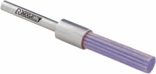 Kartáč koncový pro odjehlení Ø 5,0 mm - zrno 400 (fialový - pro tvrdokov, nerezovou ocel, superslitiny a titan) - UF-EB00-0400-D005-4350