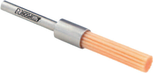 Kartáč koncový pro odjehlení Ø 5,0 mm - zrno 600 (oranžový - pro tvrdokov, nerezovou ocel, superslitiny a titan) - UF-EB00-0600-D005-4450
