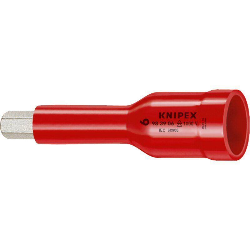 Hlavice nástrčná šestihranná izolovaná 1000V, 3/8" 6mm - KN98-39-06