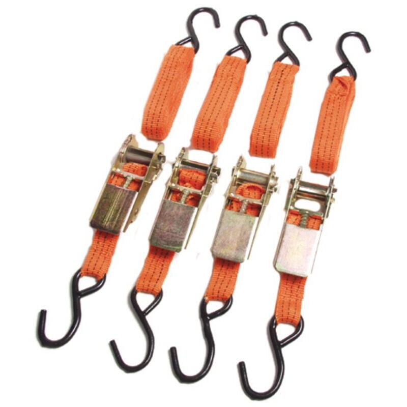 Pás upínací ráčnový s háky 25mm x 3m 300kg sada 4-dílná GD - TM-300504