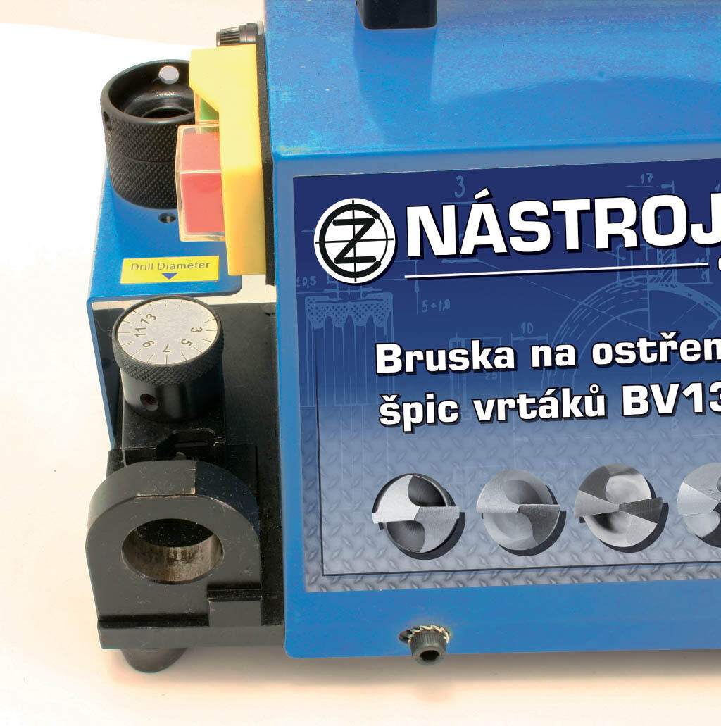 Bruska na vrtáky BV13 rozsah 2-13mm, 230V, 0,25A, 45W - BV001
