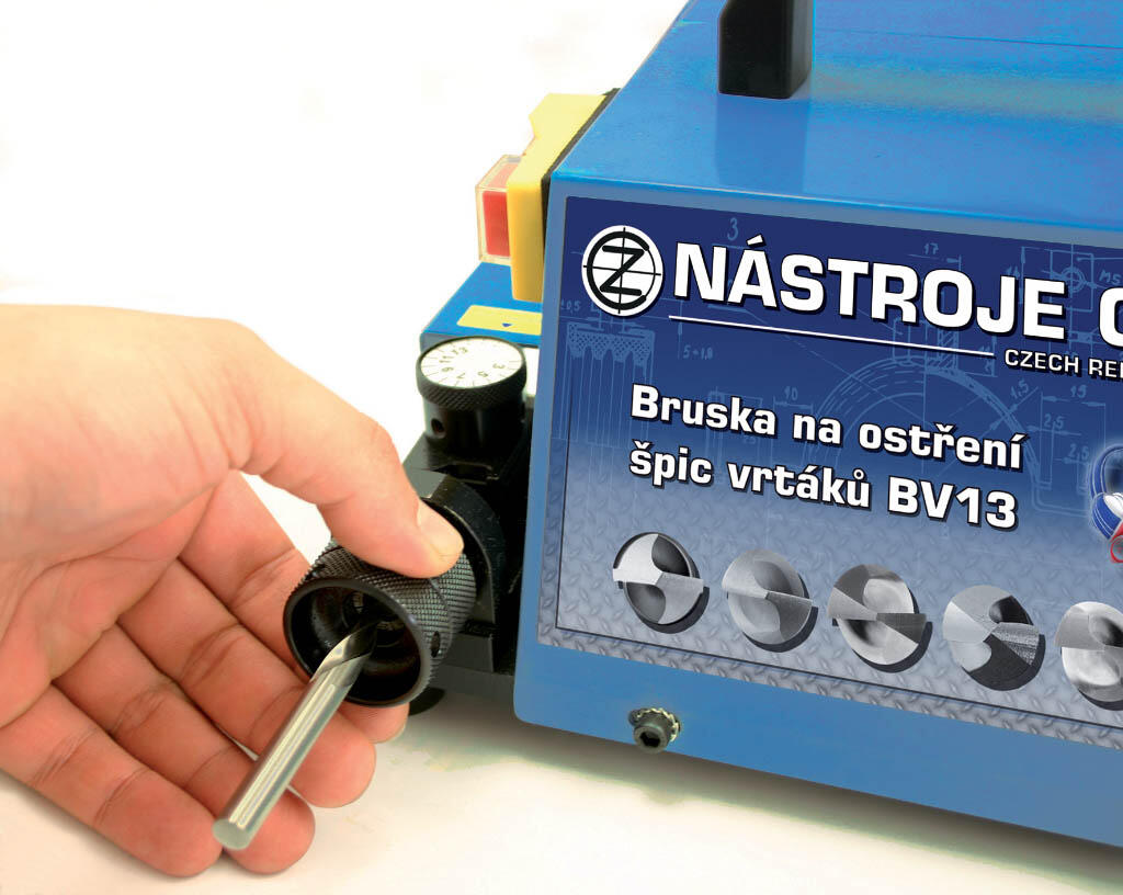 Bruska na vrtáky BV13 rozsah 2-13mm, 230V, 0,25A, 45W - BV001