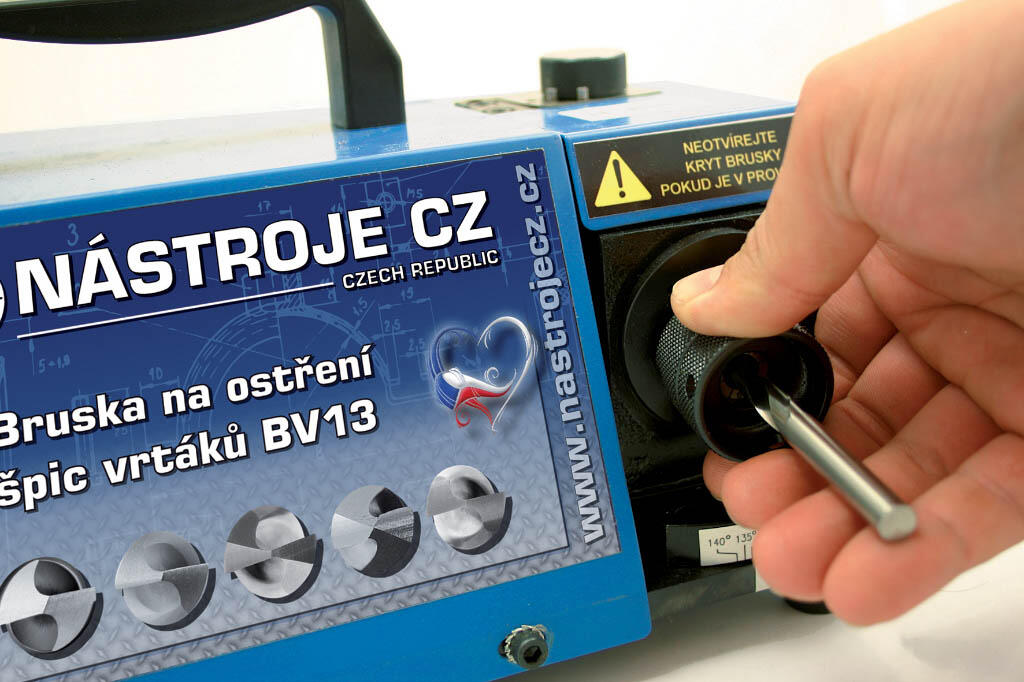 Bruska na vrtáky BV13 rozsah 2-13mm, 230V, 0,25A, 45W - BV001
