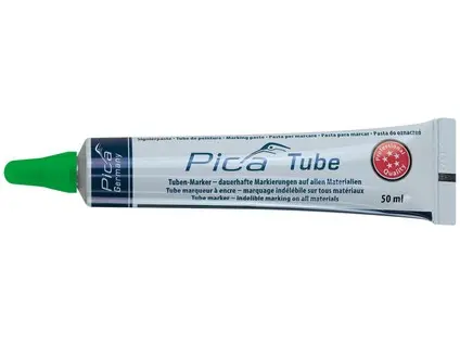 Guličkový plastový popisovač v tube - mosadzný hrot s nerezovou guličkou 3mm - píše na extrémne hrubé, mastné, hrdzavé, mokré povrchy. odoláva aj vysokým teplot - PC-575/36