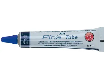 Guličkový plastový popisovač v tube - mosadzný hrot s nerezovou guličkou 3mm - píše na extrémne hrubé, mastné, hrdzavé, mokré povrchy. odoláva aj vysokým teplot - PC-575/41
